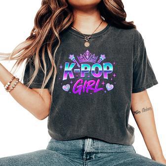 K-Pop Girl Women's Oversized Comfort T-Shirt - Thegiftio UK