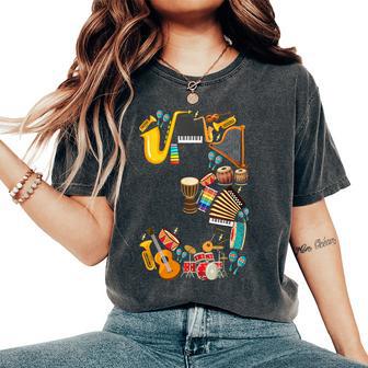 Kids Musical Instruments 3 Year Old Boys Girls 3Rd Birthday Women's Oversized Comfort T-Shirt - Thegiftio UK