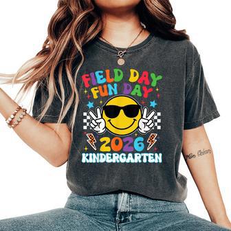 Kindergarten Field Day Fun Day 2026 Teacher Boy Girl Kid Women's Oversized Comfort T-Shirt - Thegiftio UK