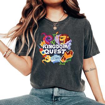Kingdom Quest Vbs 2026 The Kingdom Of God Christian Kids Women's Oversized Comfort T-Shirt - Thegiftio UK
