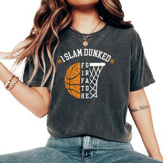 Last Day Of 5Th Grade I Slam Dunked Fifth Grade Boys Women's Oversized Comfort T-Shirt - Thegiftio UK