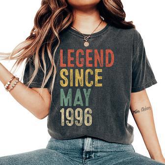 Legend May 1996 30Th Birthday 30 Year Old Women's Oversized Comfort T-Shirt | Mazezy