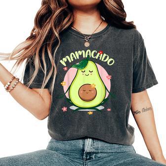 Mamacado Divertente Avocado Mamma Mamma Festa Della Mamma Gravidanza Mamma Mamma T-shirt comoda oversize da donna - Novitaregali