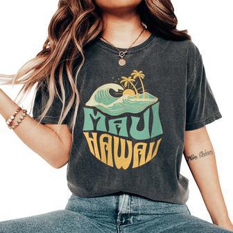 Maui Cuello Camiseta extragrande cómoda para mujer - Regaloses