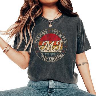 Mj The Man The Myth The Legend For Kid Women's Oversized Comfort T-Shirt - Monsterry UK