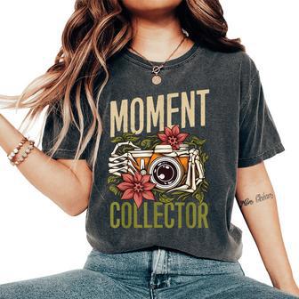 Moment Collector カメラマン カメラ メンズ レディース 写真 レディースオーバーサイズコンフォートTシャツ - Kawaiitshirt