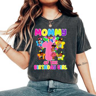 Mommy Of Birthday Girl Gracie Birthday Dolls Girl Party Women's Oversized Comfort T-Shirt - Thegiftio UK