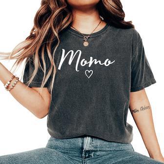 Momo For Grandma Heart Mother's Day Momo Women's Oversized Comfort T-Shirt - Thegiftio UK