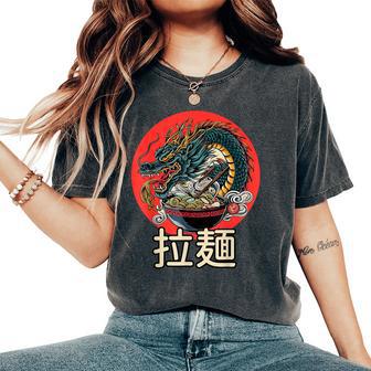 Motif Dragon Japonais Ramen Pour Hommes Garçons Enfants S T-shirt oversize confortable pour femme - Cadeauxyz