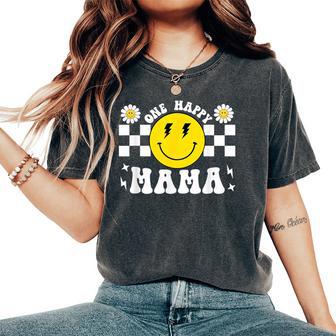 One Happy Dude Mama 1St Birthday Family Matching Women's Oversized Comfort T-Shirt - Thegiftio UK