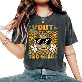 Peace Out 3Rd Grade Third Camo Last Day Graduation Boy Women's Oversized Comfort T-Shirt - Monsterry UK