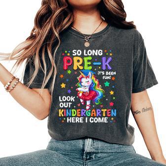 Pre-K Preschool Graduation 2025 Girls Pre-K Graduation Women's Oversized Comfort T-Shirt - Thegiftio UK