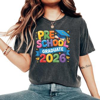Preschool Graduation 2026 Pre-K Graduate Kids Boys Girls Women's Oversized Comfort T-Shirt - Thegiftio UK