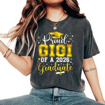 Proud Gigi Of A Class Of 2026 Graduate Senior Graduation Women's Oversized Comfort T-Shirt - Thegiftio UK