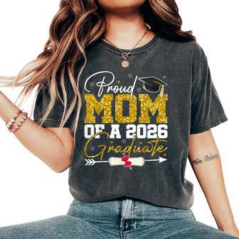 Proud Mom Of A Senior 2026 Graduate Family Graduation 2026 Women's Oversized Comfort T-Shirt | Seseable UK