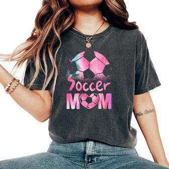 Ragazza Calcio Mamma Figliaorella Calciatore T-shirt comoda oversize da donna - Novitaregali