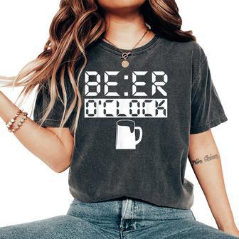 Regalo Da Uomo Beer O'clock Beer Time Regalo Divertente T-shirt comoda oversize da donna - Novitaregali