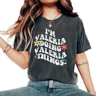 Retro Groovy Imaleria Facendoaleria Cose Divertente Madre T-shirt comoda oversize da donna - Novitaregali