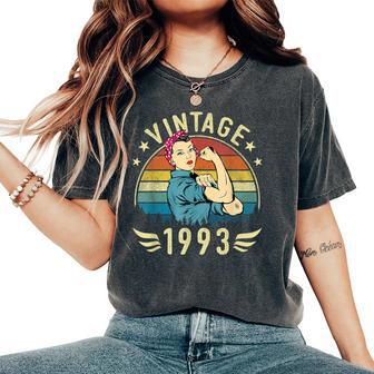 Retrointage 1993 Birthday Woman Girl Born In 1993 T-shirt comoda oversize da donna - Novitaregali