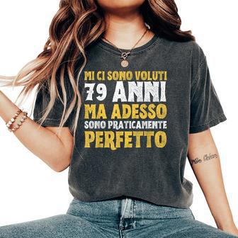 Sarcastico Regalo Buon Compleanno 79 Anni Regalo Uomo Donna T-shirt comoda oversize da donna - Novitaregali