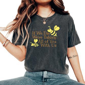 Save The Bees レディースオーバーサイズコンフォートTシャツ - Kawaiitshirt