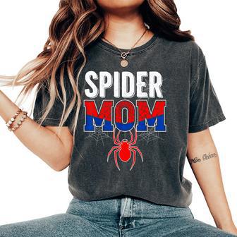 Spider Mom Family Matching Mother's Day Mommy Women Women's Oversized Comfort T-Shirt - Thegiftio UK