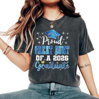 Super Proud Great Aunt Of 2026 Graduate Graduation Family Women's Oversized Comfort T-Shirt - Monsterry
