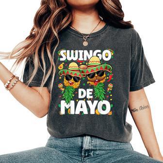 Swingo De Mayo Cinco De Mayo Swinger Mexican Women Women's Oversized Comfort T-Shirt - Thegiftio UK