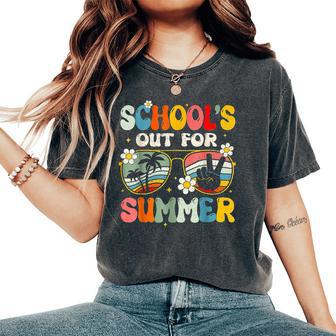 Teacher Boys Girls Schools Out For Summer Women's Oversized Comfort T-Shirt - Thegiftio UK