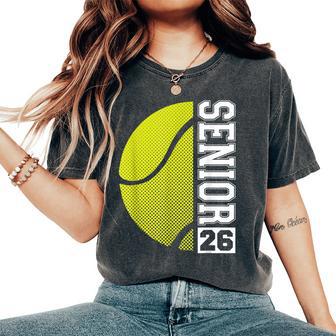 Tennis Senior 26 Class Of 2026 Grad Boys Girls Women's Oversized Comfort T-Shirt - Thegiftio UK