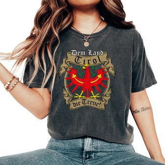 Tirolo Tyrol Tirol Coat Of Arms Tyrolean Eagle Women T-shirt comoda oversize da donna - Novitaregali