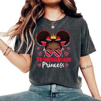Trinidadian Princess Trinidad And Tobago Flag Trini Women Women's Oversized Comfort T-Shirt - Thegiftio UK