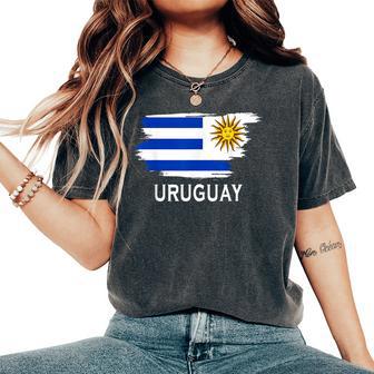 Uruguay Bandera Uruguaya Para Hombres Es Y Niños Camiseta extragrande cómoda para mujer - Regaloses
