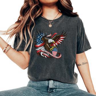 Us Flag 250 Years Of Freedom 250Th Anniversary Women Women's Oversized Comfort T-Shirt - Thegiftio UK