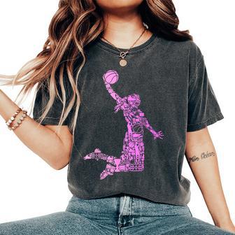 Vêtements De Basketympas Et Idées Cadeaux Rose Enfant Manche Courte Col Roulé -Mall T-shirt oversize confortable pour femme - Cadeauxyz