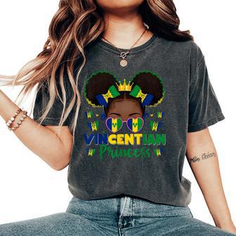 Vincentian Princess St Vincent And The Grenadines Flag Women Women's Oversized Comfort T-Shirt - Thegiftio UK