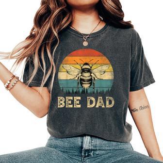 Vintage Bee Dad Bee Lovers Daddy Father's Day Women's Oversized Comfort T-Shirt - Thegiftio UK