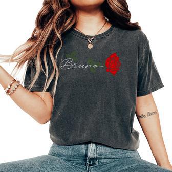 Vintage Bruno Name Retro Classic For Kid Women's Oversized Comfort T-Shirt | Mazezy
