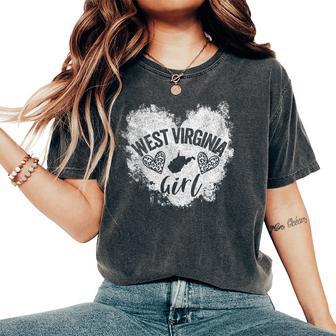 West Virginia Girl Hometown West Virginia Home Women's Oversized Comfort T-Shirt - Thegiftio UK