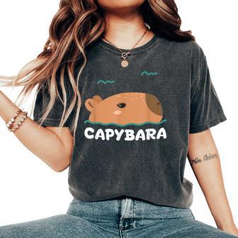 キッズ カピバラ シャツ 男の子 女の子 レディースオーバーサイズコンフォートTシャツ - Kawaiitshirt