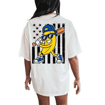 Banana Cartoon Kids Youth Boys Girls Women's Oversized Comfort T-Shirt Back Print - Thegiftio UK