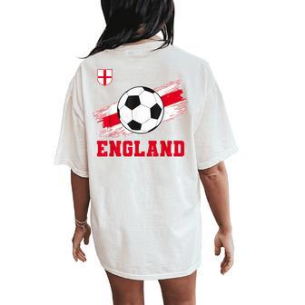 England English Flag Pride Kids Women's Oversized Comfort T-Shirt Back Print - Thegiftio UK