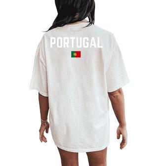 Portugal Flag Kids Portugal Women's Oversized Comfort T-Shirt Back Print - Thegiftio UK