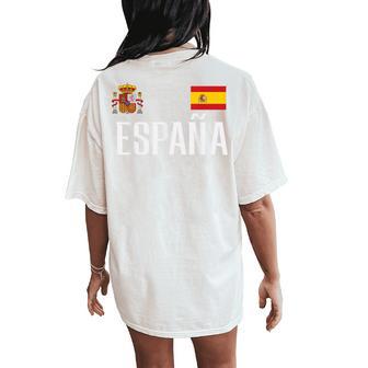 Spain Espana Kids Women's Oversized Comfort T-Shirt Back Print - Thegiftio UK
