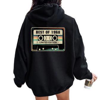 1968 Cumpleaños Para Hombre Y Women Oversized Hoodie Back Print - Regaloses