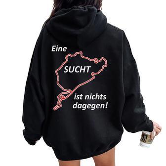 24Hレース、Vln、ノルドシュライフェ、ニュルブルクリンク、女性、男性 レディース オーバーサイズ パーカー バックプリント - Kawaiitshirt