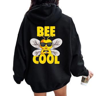 Abeja Bee Cool Niño Women Oversized Hoodie Back Print - Regaloses