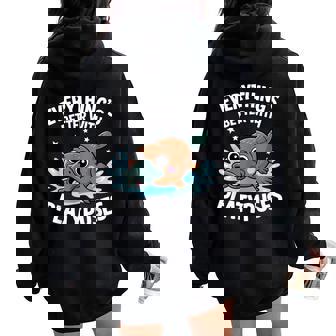 Adorables Ornithorynques Pour Adultes Ou Enfants Garçons Filles Ornithorynques Sweat à capuche oversize pour femme avec imprimé dans le dos - Cadeauxyz