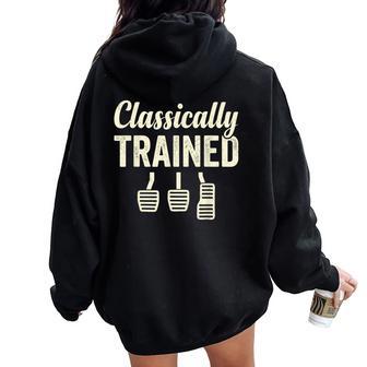 Classically Trained Women Women Oversized Hoodie Back Print - Thegiftio UK