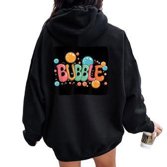 Colorful Bubble Costume For Boys And Girls Women Oversized Hoodie Back Print - Thegiftio UK